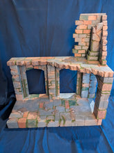 Load image into Gallery viewer, Huge 2 tiered Collapsed Castle Diorama
