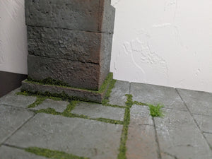 Castle Floor and Pillar Action Figure Display Diorama