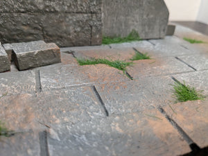 Castle Ruins Action Figure Display Diorama