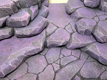 Load image into Gallery viewer, Purple Stone Tiered Action Figure Display Diorama
