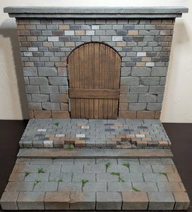 Castle with Working Door Action Figure Display Diorama