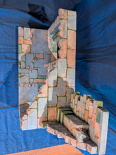 Load image into Gallery viewer, Huge 2 tiered Collapsed Castle Diorama
