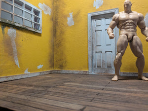 Old Rundown Apartment/small room Action Figure Display Diorama