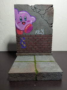 Mini Kirby Action Figure Display Diorama