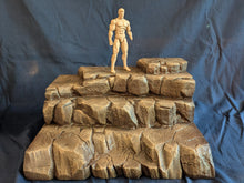 Load image into Gallery viewer, Earth Tone 5 tiered Riser Action Figure Display Diorama

