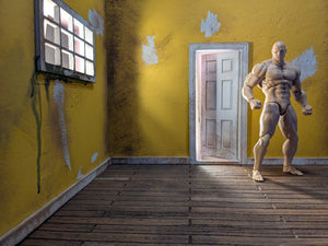 Old Rundown Apartment/small room Action Figure Display Diorama