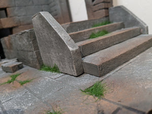 Castle Ruins Action Figure Display Diorama