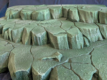 Load image into Gallery viewer, Castle Greyskull Green Riser Action Figure Display Diorama
