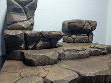 Load image into Gallery viewer, Earth Tone Rock Risers Action Figure Display Diorama
