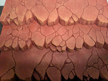 Load image into Gallery viewer, Red Earth Tone 3 Tiered Action Figure Display Diorama
