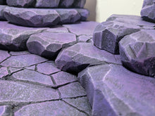 Load image into Gallery viewer, Purple Stone Tiered Action Figure Display Diorama
