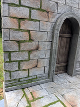 Load image into Gallery viewer, Mythic Style Castle Wall with risers action figure display diorama
