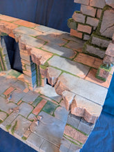 Load image into Gallery viewer, Huge 2 tiered Collapsed Castle Diorama
