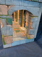 Load image into Gallery viewer, Huge 2 tiered Collapsed Castle Diorama
