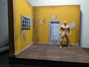 Old Rundown Apartment/small room Action Figure Display Diorama