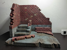 Load image into Gallery viewer, Destroyed Alleyway Action Figure Display Diorama
