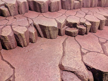 Load image into Gallery viewer, Red Earth Tone 3 Tiered Action Figure Display Diorama
