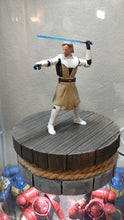 Load and play video in Gallery viewer, Rotating Action Figure Display Wood and Stone diorama
