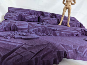 Imea Detolf Purple Dimension X Action Figure Display Diorama