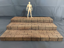 Load image into Gallery viewer, The Foundation Collection Earth Brick Tiered Diorama Display
