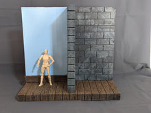 Load image into Gallery viewer, Ikea Detolf Multi Sided Interior/Exterior Modular Action Figure diorama

