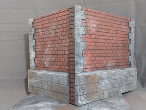 Ikea Detolf Modular Brick wall action fogure display diorama