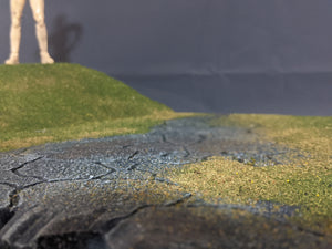 Ikea Detolf Grassy Hill and Stone Display