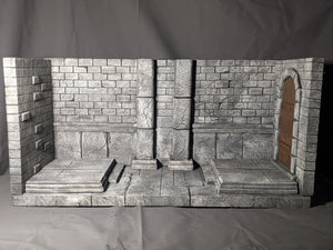 Extra large Mythic Legions Castle Action Figure Display Diorama
