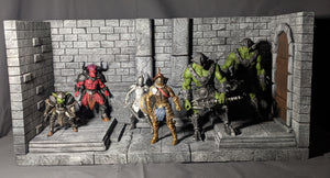 Extra large Mythic Legions Castle Action Figure Display Diorama