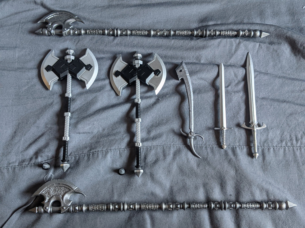 Toy Sale Mythic legions weapons lot