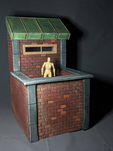 City Rooftop Action Figure Display Diorama