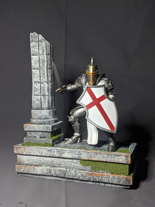 Castle Ruins Single Figure display diorama