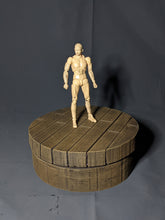Load image into Gallery viewer, Rotating Action Figure Display Diorama (Wood Texture)
