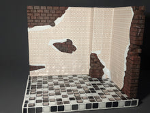 Load image into Gallery viewer, Ikea Detolf Tiled Floor and Brick Wall Action Figure Display Diorama

