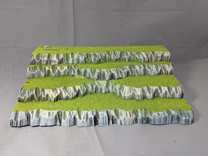 Ikea Detolf Multi Tier Grass and Stone Action Figure Display Diorama