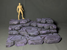Load image into Gallery viewer, Ikea Detolf Tiered Cosmic Rock Display Diorama
