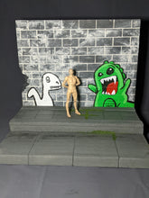 Load image into Gallery viewer, IKEA Detolf City Street with Graffiti Action Figure Display Diorama
