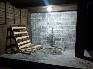 Ikea Detolf Basement/Cellar with Light Action Figure Display Diorama