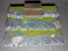 Load image into Gallery viewer, Ikea Detolf Tiered Stone Grass and Wood Action Figure Display Diorama
